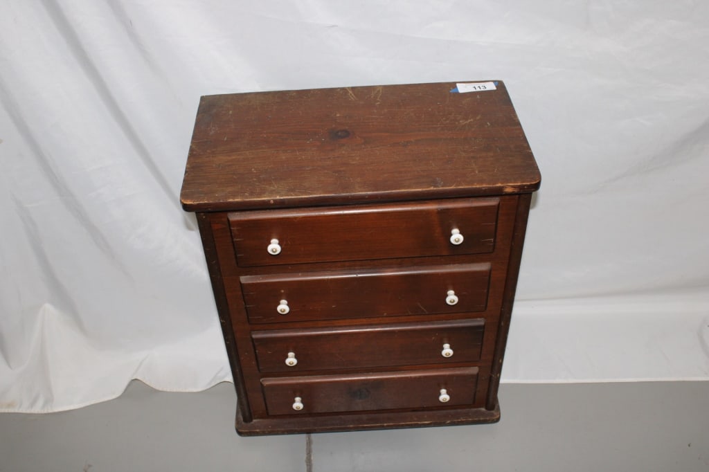 Vintage Wood Laundry Hamper (1 of 3)