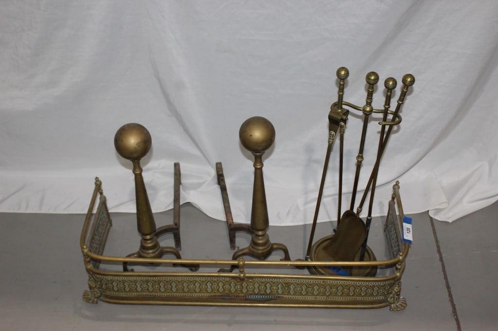 Hearth Guard, Andirons and Fireplace Tools: good overall as pictured