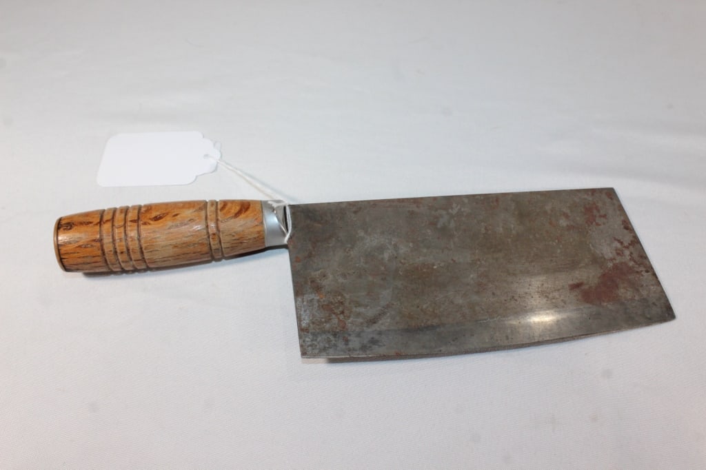 Vintage JR Taiwan Meat Cleaver (1 of 2)