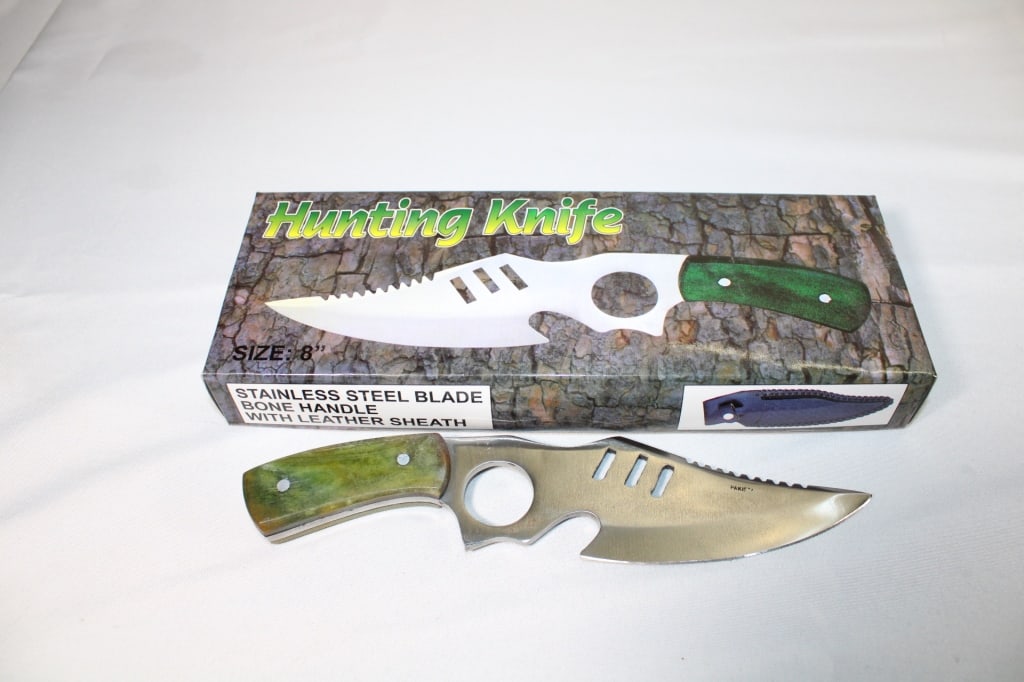 New in the Box 8" Pakistan Hunting Knife (1 of 3)