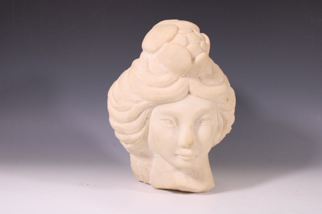Marble Asian Female Head (1 of 4)