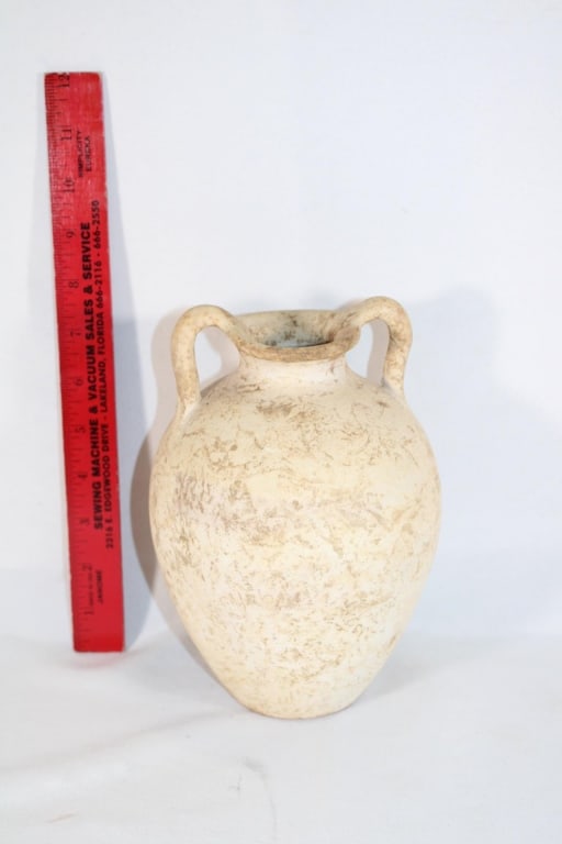 Antique clay vase with handles (1 of 3)