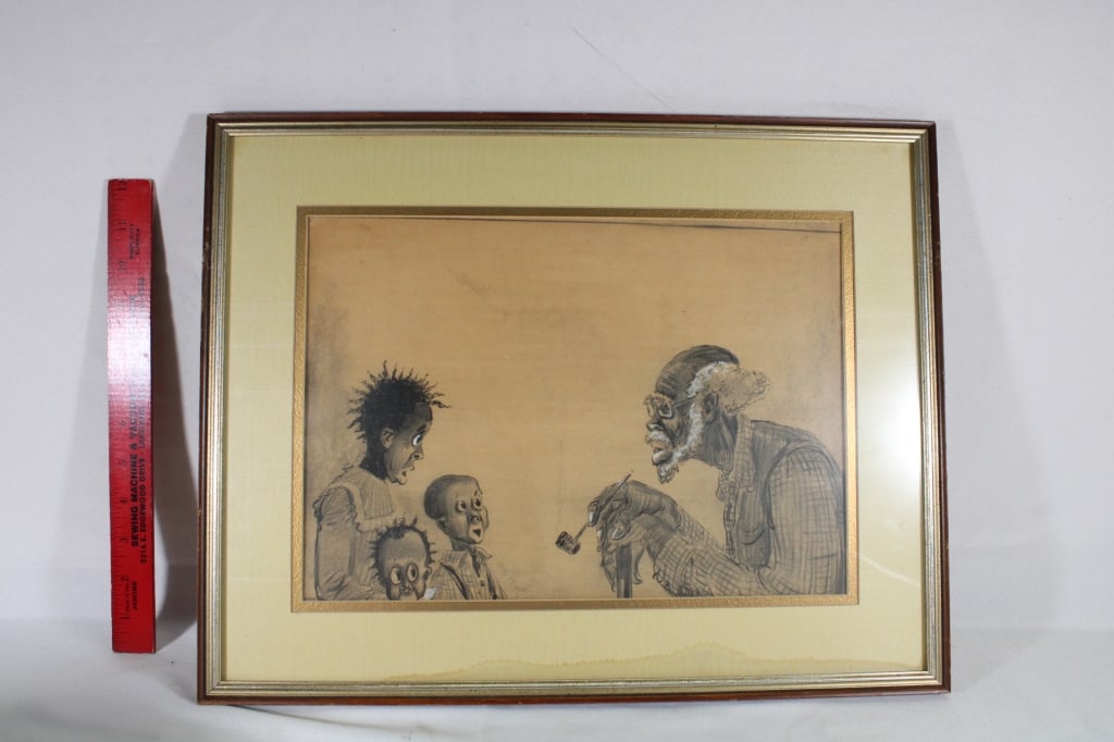 Spangler? Tour of the South 1930s Charcoal: See description on photo Good Overall Condition