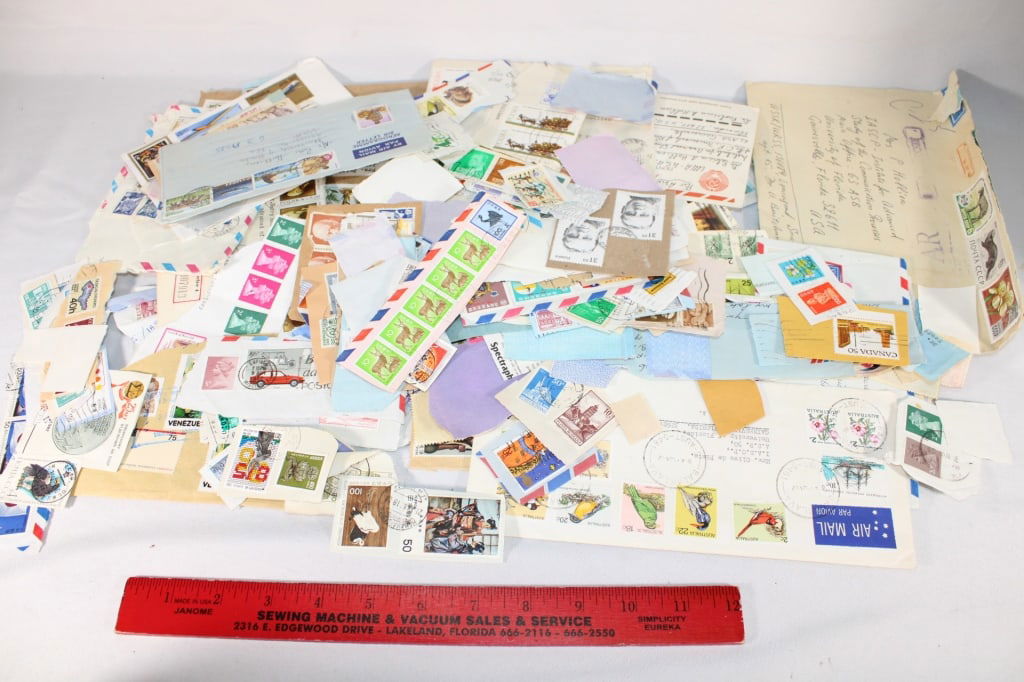 Large lot of misc stamps used/unused (1 of 4)