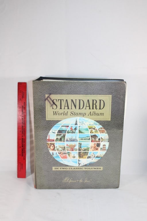 Standard world stamp album in two classic volumes (1 of 5)