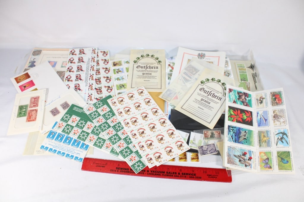 Large lot of misc stamps used/unused (1 of 4)