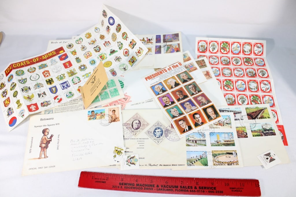 Large lot of misc stamps used/unused (1 of 4)