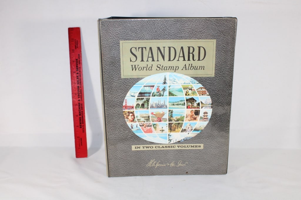 Standard world stamp album two classic volumes (1 of 5)