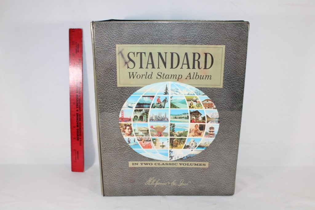 Standard World Stamp Album In two classic Vol. (1 of 4)