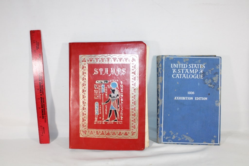 Stamp album US Stamp catalog 1936 book (1 of 6)