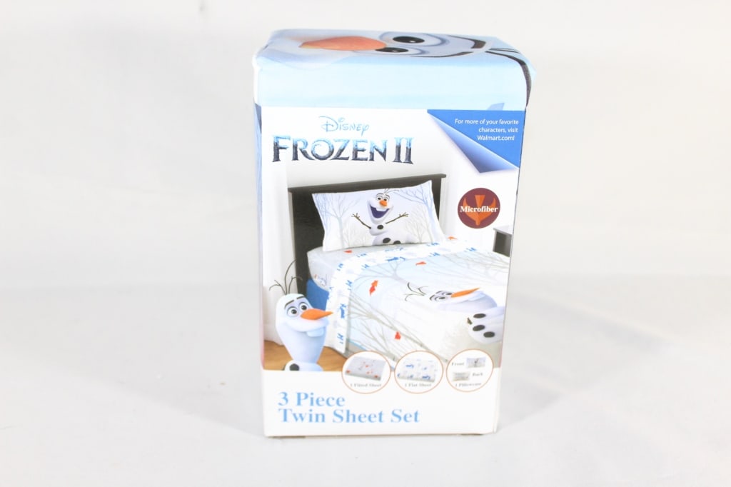 New Disney Frozen II 3 Piece Twin Sheet Set (1 of 3)