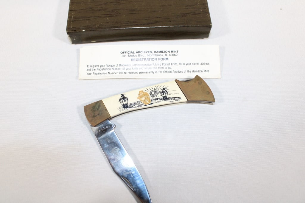 500th Anniversary - Pocket Knife - Hamilton Mint: Good overall as pictured