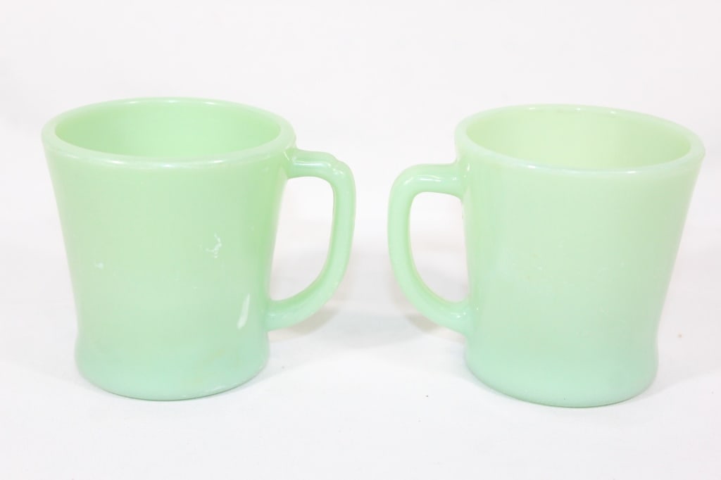 Fire King Jadeite Mugs Set / 2 (1 of 3)