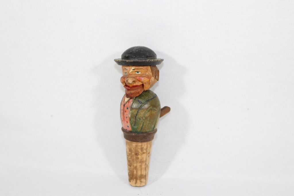 Vtg Mechanical Jaw Drop Bottle Stopper (1 of 3)