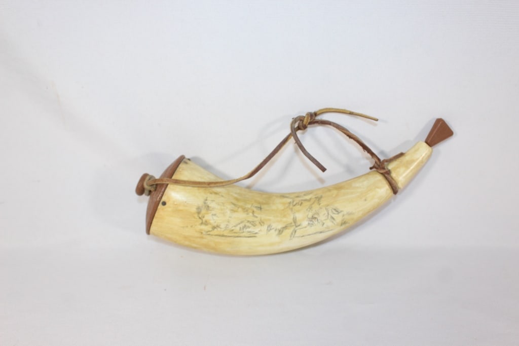 Plastic Replica Black Powder Horn (1 of 3)