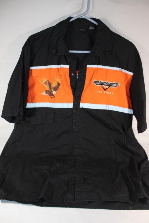 Harley Davidson Las Vegas Shirt - Size L: good overall as pictured