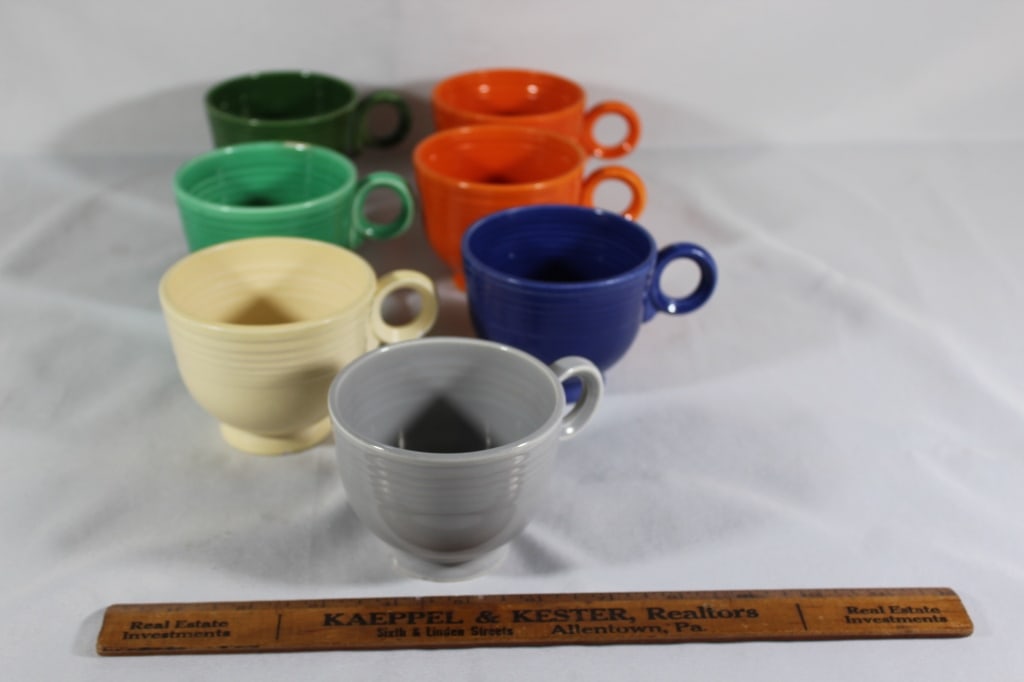 7 Fiestaware Tea Cups (1 of 4)