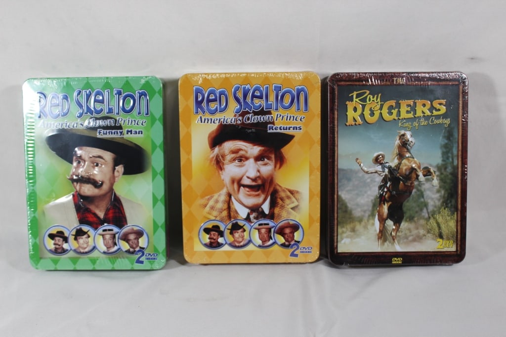 DVD Sets Collector Tins - Red Skelton, Roy Rogers (1 of 2)