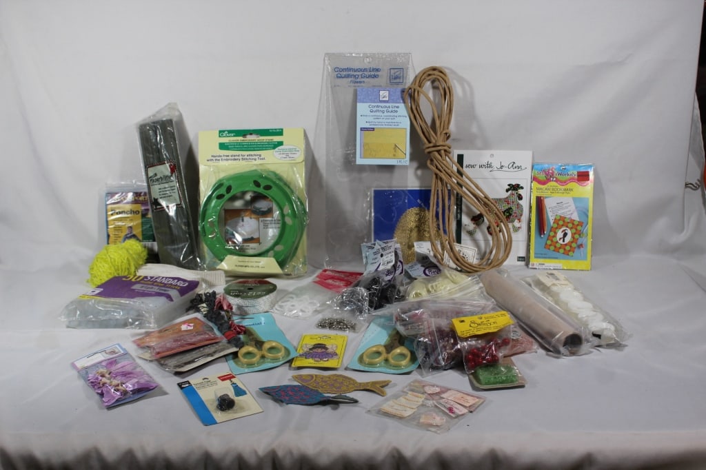 lot of sewing/ craft supplies - Hoop Stand, etc. (1 of 4)