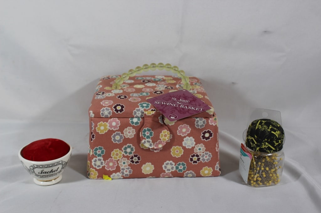 Fabric Sewing Basket etc (1 of 2)