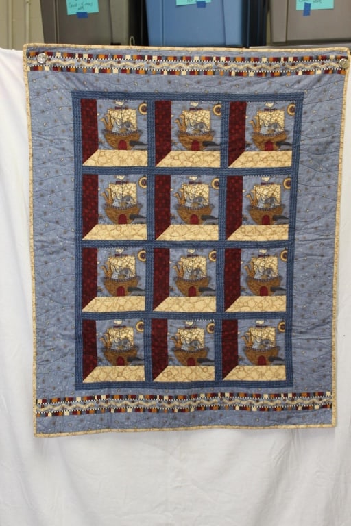 Noah's Ark Hand Made Quilt (1 of 3)