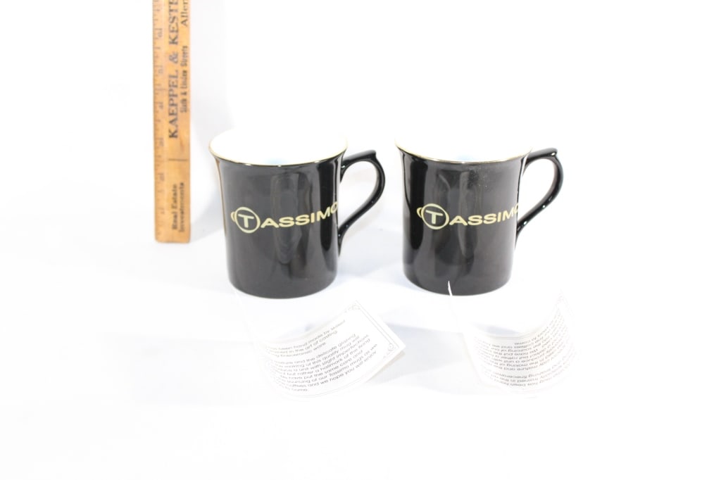 Two Tassimo coffee mugs: Good overall as pictured