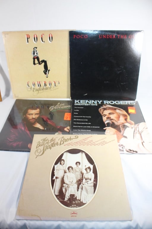 5  VTG records POCO, Kenny Rogers (1 of 4)