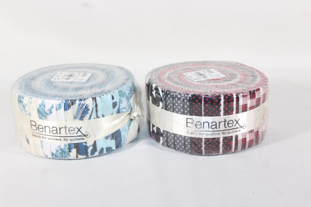 Pair - Benartex Quilt Fabric - New Rolls of Strips: Good overall as pictured