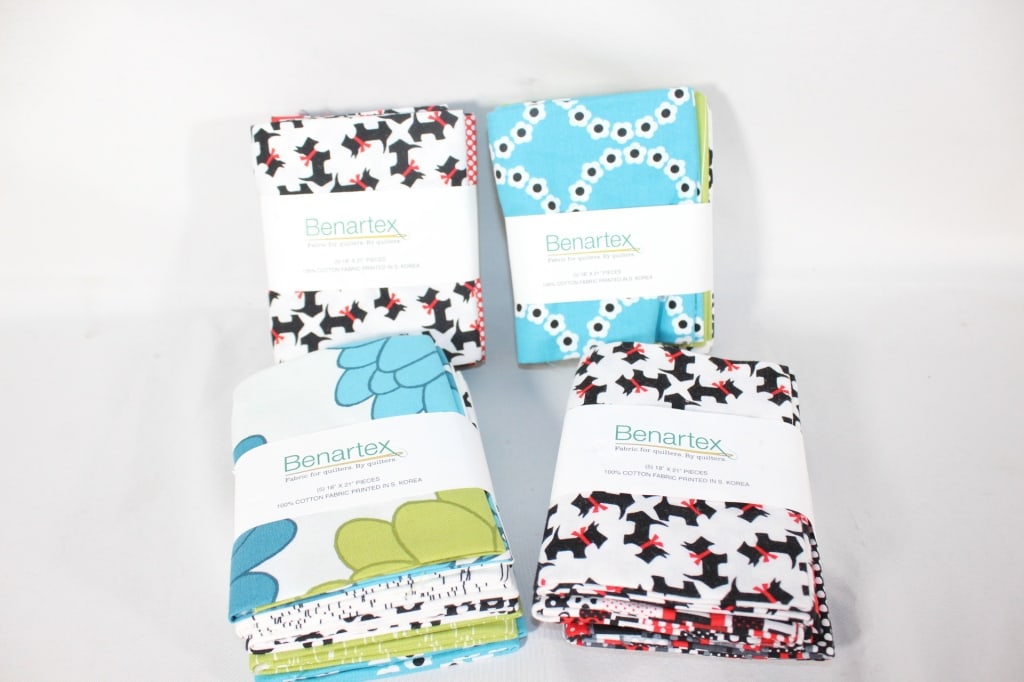 4 Packs Benartex Quilt Fabric - Scotties, etc.: Good overall as pictured