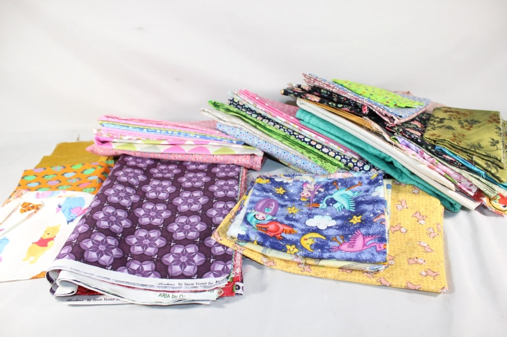 10 lbs Quilt Fabric -Jason Yenter etc.: Good overall as pictured