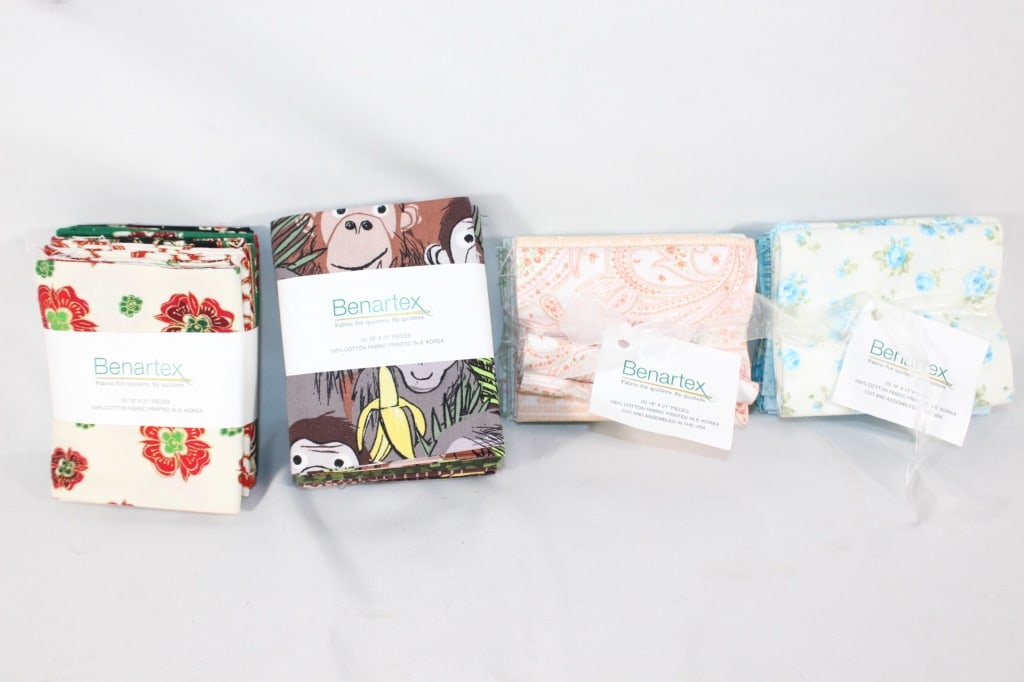 Lot of Benartex Quilt Fabric: Good overall as pictured