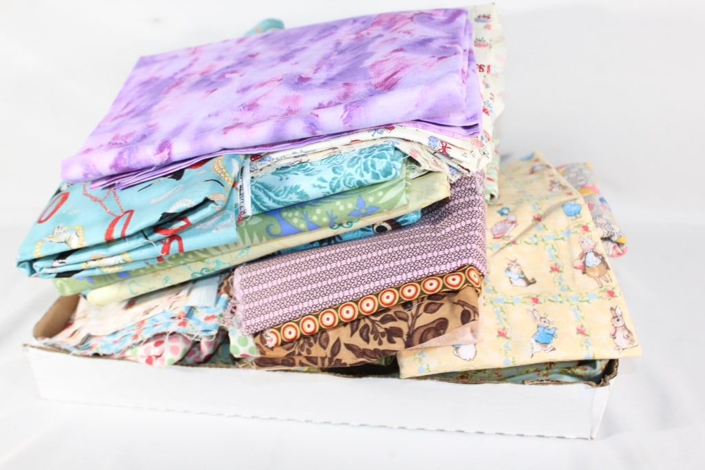 10 lbs Quilt Fabric -Saturday Evening Post etc. (1 of 1)