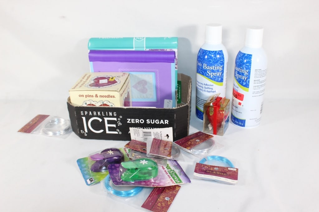 Lot of Crafts and Sewing Items - Strawberry Holder (1 of 1)