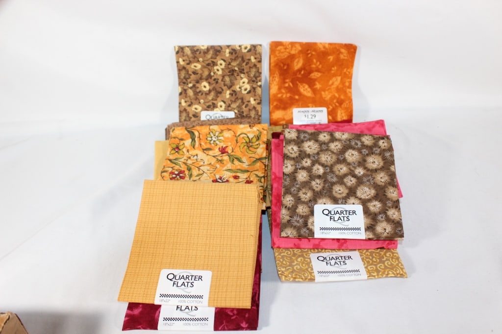 Lot of Quilting Squres - Fall Colors: Good overall as pictured
