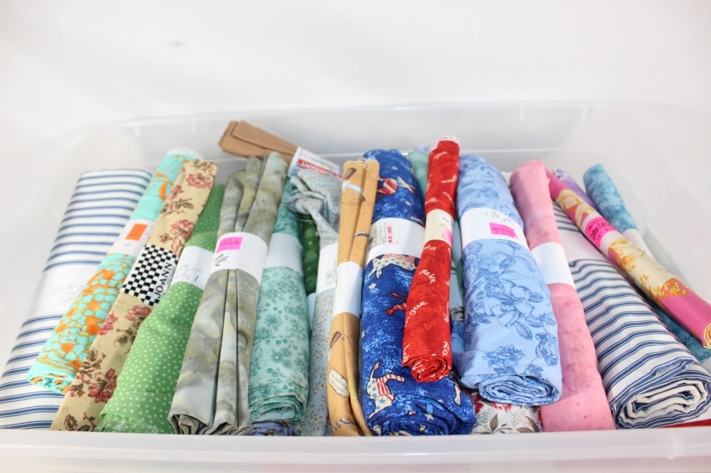 Large Lot of Fabric Remnants: Good overall as pictured