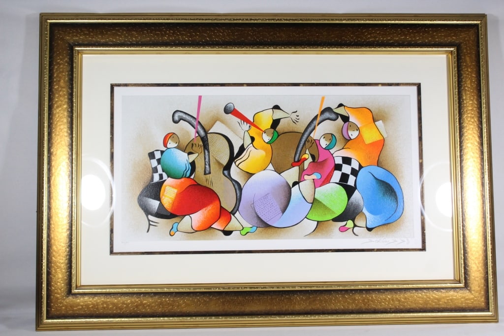 David Schluss The Ensemble Serigraph Signed/Number (1 of 8)