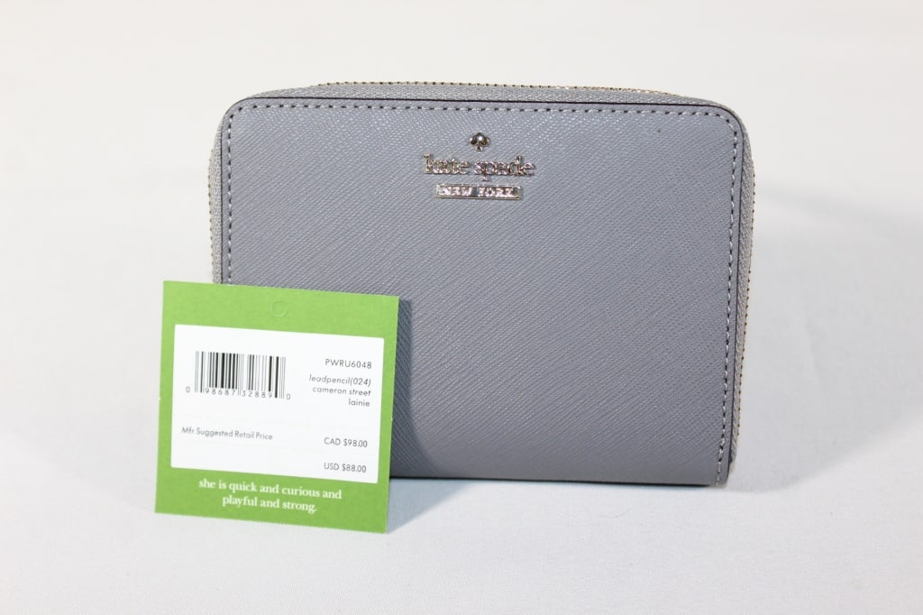 New Kate Spade Grey Wallet - Lainie (1 of 4)