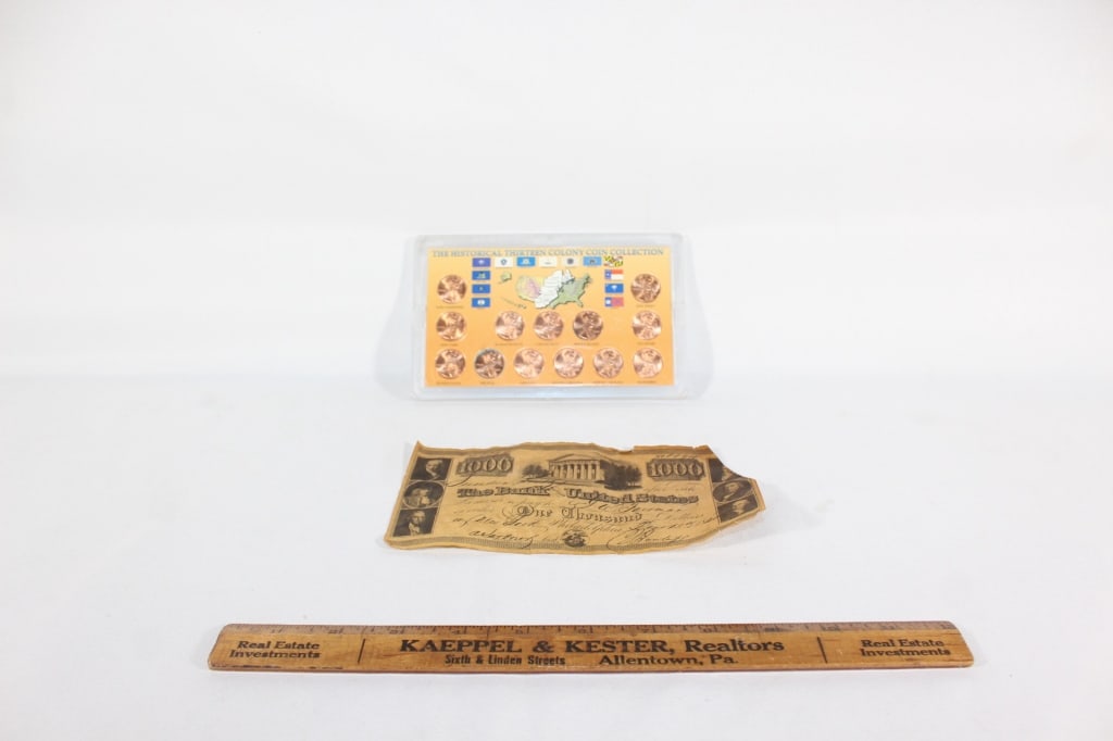 Historical Coin Collection and 1840 Bank Note (1 of 2)