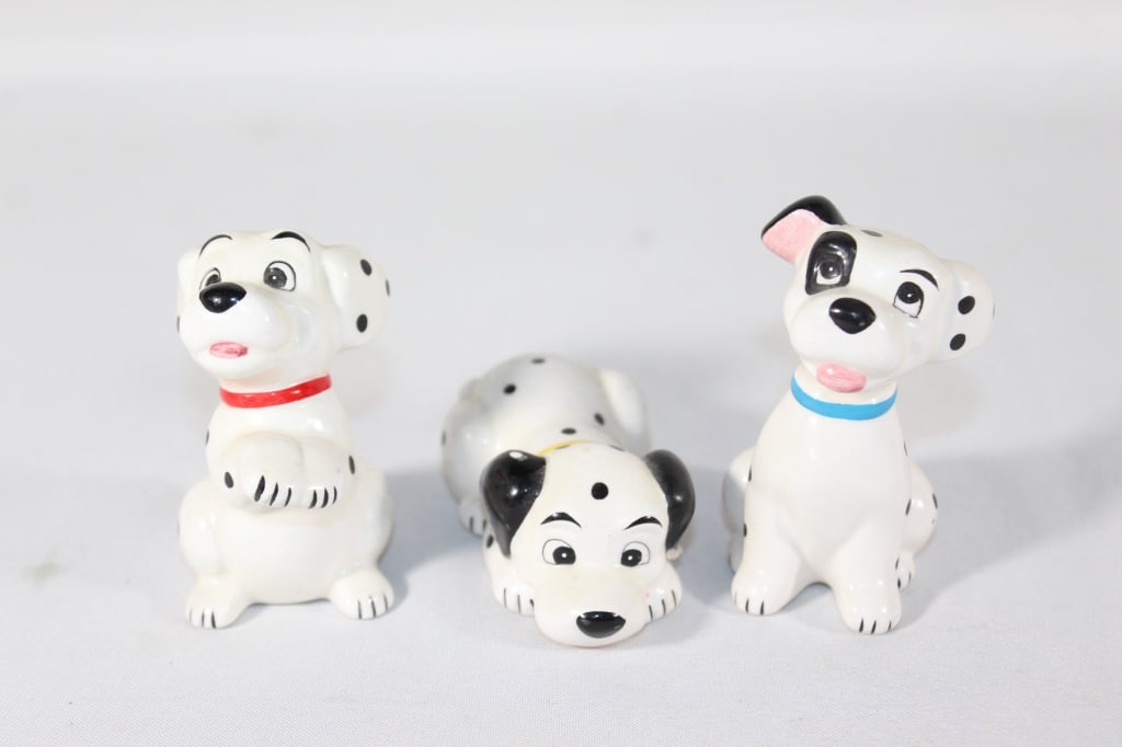 Trio of Ceramic Dalmatians - 101 Dalmatians Disney (1 of 4)