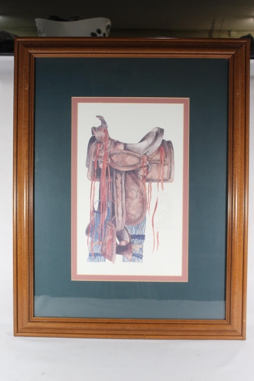Western Saddle Print by Mary Beth Zeitz (1 of 2)