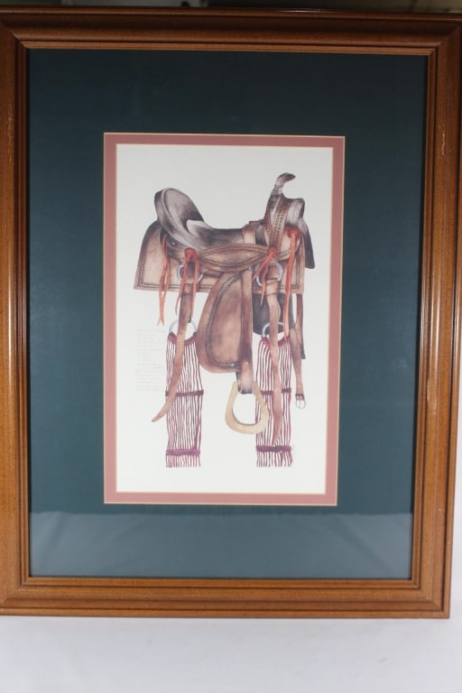Western Saddle Print by Mary Beth Zeitz (1 of 2)