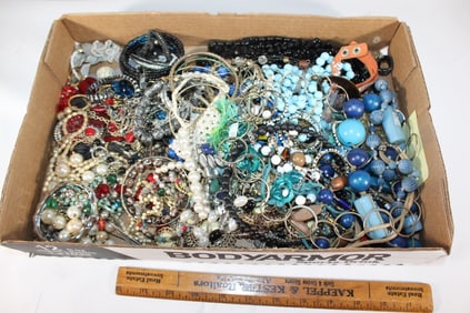 Lot of costume jewelry-necklaces,bracelets,etc