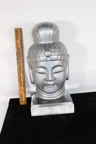 VTG Buddha head on lucite base
