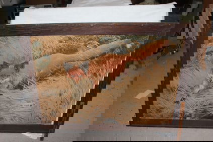 Antique Fox Print 1900s Otto Fikentscher