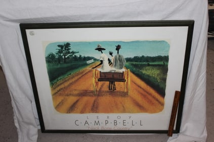 Framed Neck Bone Country by Leroy Campbell