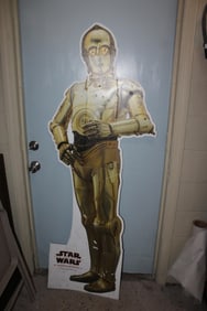 Large C-3PO plastic cut out