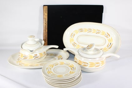 Large lot of VTG Redwing Tip Toe Tulip dishes