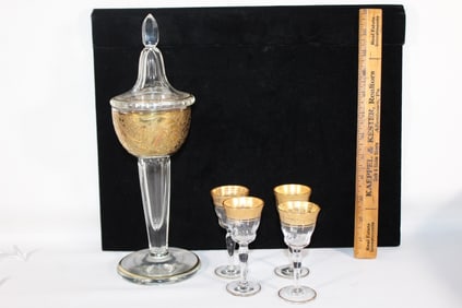 Czech Republic Bohemian lidded chalice 1880