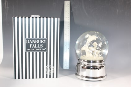 Danbury Falls water globe with org. box