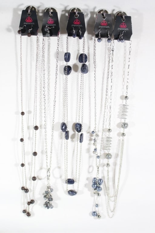 Lot of Costume Jewelry - Earring & Necklace Sets: Paparazzi Brand - New w/ Tags Good overall as pictured